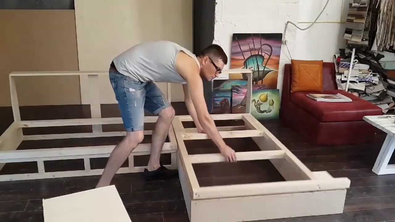 Угловой диван своими руками