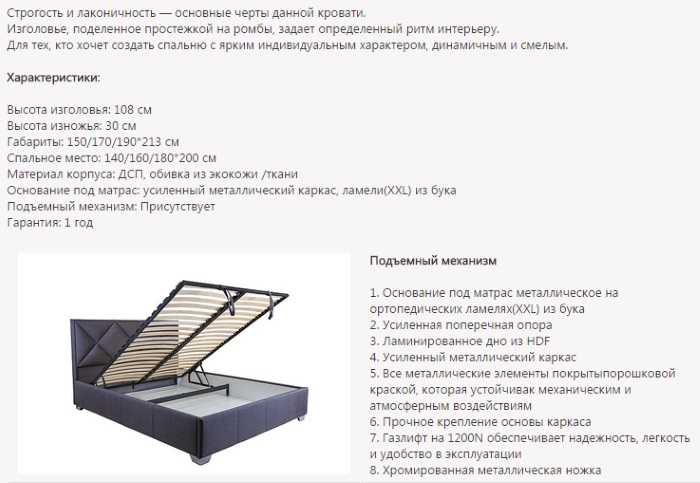 Кровати без подъемного механизма