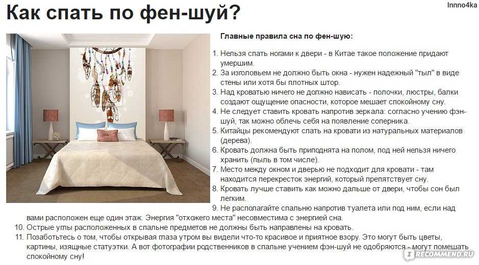 Как поставить кровать в спальне: фэншуй и принципы организация пространства