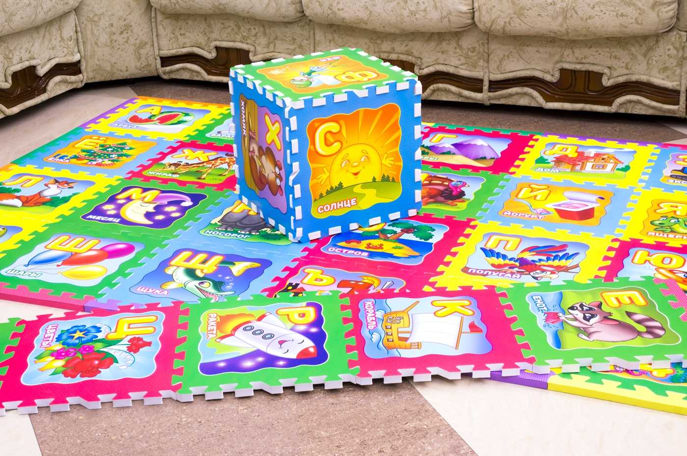 Детский игровой коврик