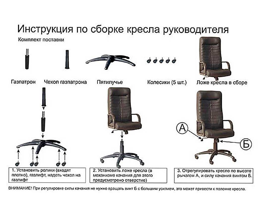 Пошаговая инструкция, как быстро разобрать компьютерное кресло своими руками
