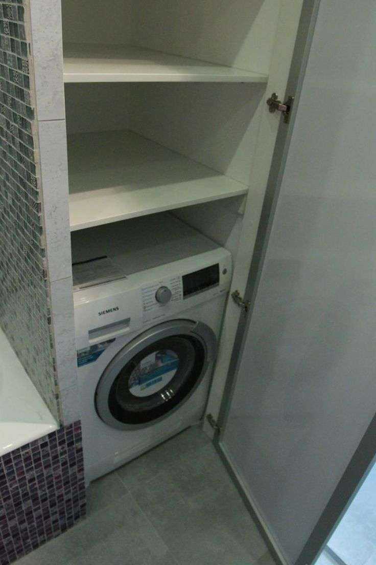 Полка в ванной над стиральной машиной